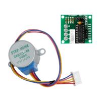 LDTR-WG0246 28YBJ-48 DC 5V 4 fase 5 draad stappenmotor met ULN2003 Driver Board (zilver)