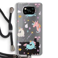 Fantasiewereld: Xiaomi Poco X3 NFC Transparant Hoesje met koord
