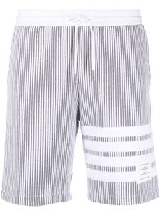 Thom Browne short à 4 bandes signature - Gris