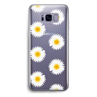 Margrietjes: Samsung Galaxy S8 Plus Transparant Hoesje