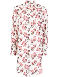 Antonio Marras robe-chemise à fleurs - Tons neutres