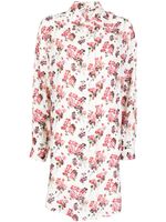 Antonio Marras robe-chemise à fleurs - Tons neutres - thumbnail