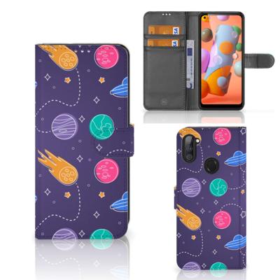 Samsung Galaxy M11 | A11 | Wallet Case | met Pasjes | Space