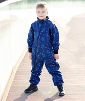 Waterproof Softshell Overall Comfy Ultramarine Robots Bodysuit - thumbnail