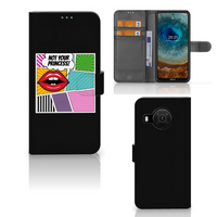 Nokia X10 | Nokia X20 Wallet Case met Pasjes Popart Princess