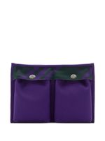 Burberry pochette à carreaux - Violet