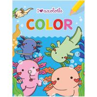 Kleurboek I Love Axelotls