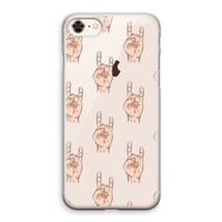 Rock: iPhone 8 Transparant Hoesje