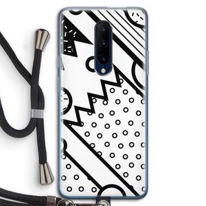 Pop Art #4: OnePlus 7 Pro Transparant Hoesje met koord