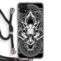 Oh Deer: Samsung Galaxy A22 5G Transparant Hoesje met koord