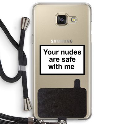 Safe with me: Samsung Galaxy A5 (2016) Transparant Hoesje met koord