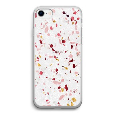 Terrazzo N°9: iPhone SE 2020 Transparant Hoesje