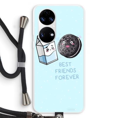Best Friend Forever: Huawei P50 Transparant Hoesje met koord