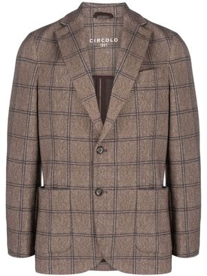 Circolo 1901 Geruite blazer - Bruin