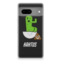 Google Pixel 7 Telefoonhoesje met Naam Cactus Poo