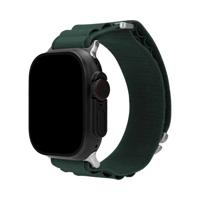 Mobilize Nylon Watch Band - Alpine - Titanium Connector - for Apple 42/44/45/49mm - Dark Green