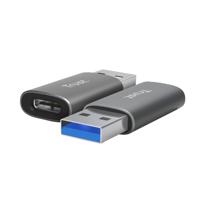 Trust CALYX USB-A TO USB-C ADAPTER 2PACK USB Hub Grijs