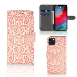 Apple iPhone 11 Pro Max Telefoon Hoesje Pattern Orange