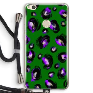 Green Cheetah: Huawei Ascend P8 Lite (2017) Transparant Hoesje met koord