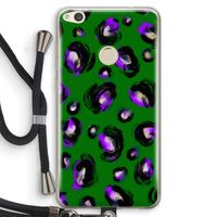 Green Cheetah: Huawei Ascend P8 Lite (2017) Transparant Hoesje met koord