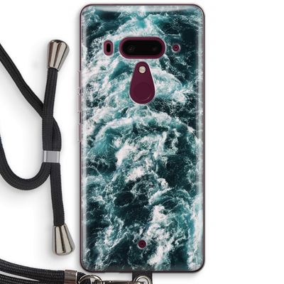 Zee golf: HTC U12+ Transparant Hoesje met koord