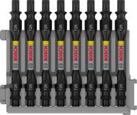 Bosch Accessoires Schroefbit tweezijdig Impact Control T25, 65 mm 8x - 2608522340