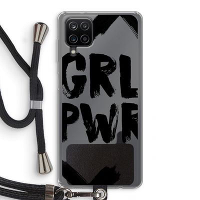 Girl Power #2: Samsung Galaxy A12 Transparant Hoesje met koord