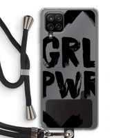 Girl Power #2: Samsung Galaxy A12 Transparant Hoesje met koord