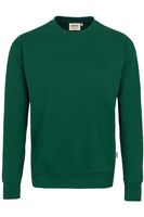 HAKRO 471 Comfort Fit Sweatshirt ronde hals donkergroen, Effen - thumbnail