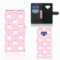 Samsung Galaxy Note 9 Telefoonhoesje met Pasjes Sleeping Cats - thumbnail