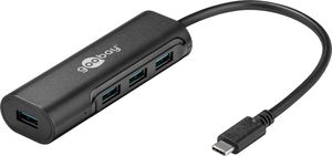 USB 3.2 GEN 1 (USB 3.0) USB-C naar USB-A adapter - 4 poorts - quick-charger - 5Gbit/s