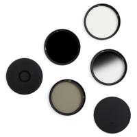 Urth 55mm UV, Circular Polarizing (CPL), ND64, Soft Grad ND8 Lens Filter Kit Plus+