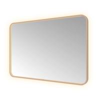Hotbath &More Mirrors Soft Square LED Badkamerspiegel - Rechthoek - 80 x 120 cm - Geborsteld Koper Pvd