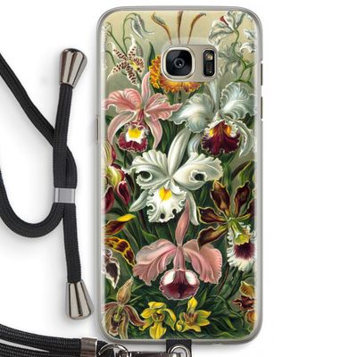 Haeckel Orchidae: Samsung Galaxy S7 Edge Transparant Hoesje met koord