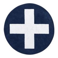 Vloerkleed Blue X, 3D effect