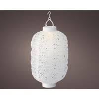 LED Solar lantaarn Ø20-H30cm wit