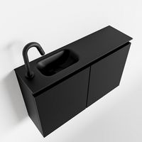 Toiletmeubel Mondiaz Ture | 80 cm | Meubelkleur Urban | Eden wastafel Urban Links | 1 kraangat
