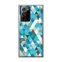 Gekleurde driehoekjes blauw: Samsung Galaxy Note 20 Ultra / Note 20 Ultra 5G Transparant Hoesje Gekleurde driehoekjes blauw: Samsung Galaxy Note 20 Ultra / Note 20 Ultra 5G Transparant Hoesje