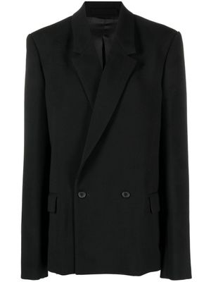 WARDROBE.NYC x Hailey Bieber blazer à boutonnière croisée - Noir