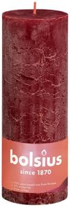 Bolsius Rustiekkaars shine 190/68 velvet red