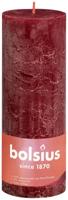 Bolsius Rustiekkaars shine 190/68 velvet red Bolsius Rustiekkaars shine 190/68 velvet red
