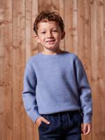 Jongenstruin BASICS in schuimsteek gemêleerd blauw