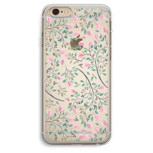 Sierlijke bloemen: iPhone 6 Plus / 6S Plus Transparant Hoesje