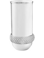 Christofle grand vase Perles en plaqué argent (30cm)