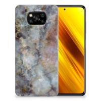 Xiaomi Poco X3 | Poco X3 Pro | TPU | Siliconen hoesje | Marmer Grijs