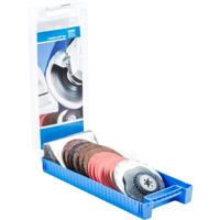 PFERD TOOLS 49350072 Combiclick set 19-delig Ø 125 mm M14 bewerkingen grof tot gepolijst voor haakse slijper Diameter 125 mm