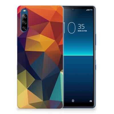 Sony Xperia L4 | TPU Hoesje | Polygon Color