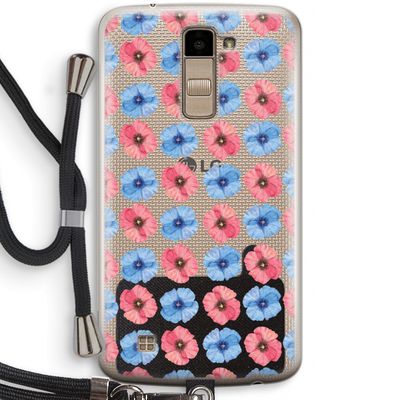 Klaproosjes: LG K10 (2016) Transparant Hoesje met koord