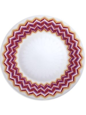 Missoni Home assiette Zig Zag Jarris - Blanc