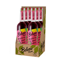 Belvoir siroop raspberry & lemon cordial bio (6x 500ml)
